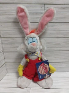 Vintage Applause Roger Rabbit Plush Toy with Original Tag 14" Toe to Eartop - Picture 1 of 8