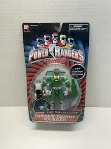 Power Rangers Turbo Green 5" Ranger Key Double Fire Action Variante Neu - Bild 1 von 6