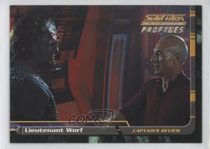 2000 Skybox Star Trek: The Next Generation Profiles Lt Commander Worf #76 2w2
