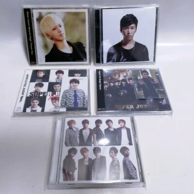 CD+DVD SUPER JUNIOR Japan Album Set with Photocard Kyuhyun Yesung Sungmin Group Foto 1 de 4