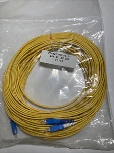 20 Meter SC SC, single mode Duplex fiber optic cable patch cord, New - Picture 1 of 2