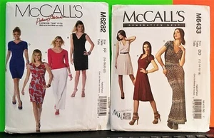 McCalls M6282 6433 ärmelloses tailliertes Plissee Kleid oder Top Schnittmuster - FF NEU - Bild 1 von 9