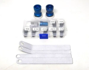 Kit boccole micro trapano filettate 3/8-16 con supporti - utensili aerei...(4-5-5) - Foto 1 di 9