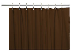10 Mil Heavy Duty Vinyl Shower Curtain Liner with Metal Grommets size 70 x 72"