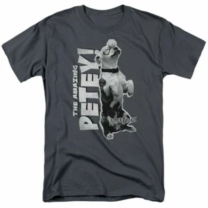 The Little Rascals Amazing Petey T Shirt Mens Licensed Classic TV Show Charcoal - Picture 1 of 2