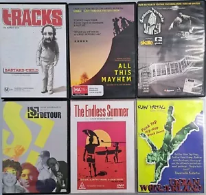 Special Interest Skateboard Surfing DVD Bundle Bulk Lot X6 Movies Region 4 PMZ - Picture 1 of 14