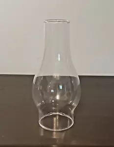 LÁMPARA DE ACEITE DE QUEROSENO DE VIDRIO TRANSPARENTE DE COLECCIÓN 3"" INSTALADOR 8 1/2"" DE ALTO PSJ - Imagen 1 de 5
