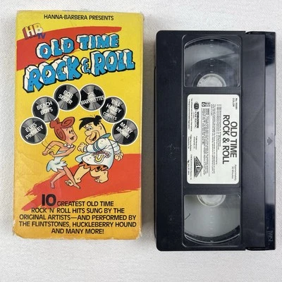 Hanna-Barbera Old Time Rock & Roll Flintstones Elvis VHS 1986 - Image 1 of 2
