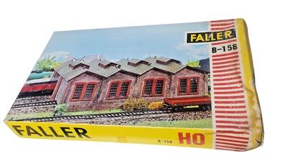 Faller B-158 2 Stall Engine House - HO Gauge Open Box Complete Kit - Image 1 of 4