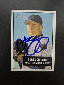 2003 Bowman Heritage - Curt Schilling #140 -Autographed - Picture 1 of 2