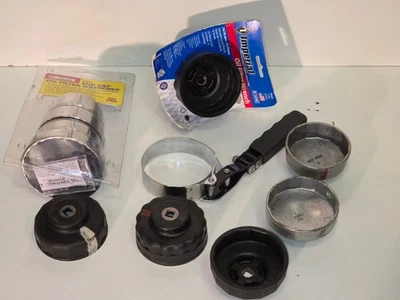 Herramientas automáticas - Llave de filtro de aceite con tapa de extremo de forja imperial/central surtida/banda Foto 1 de 4