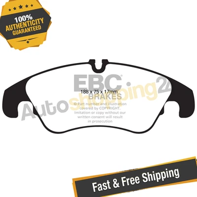 EBC UD13221 Ultimax2 OEM Replacement Front Brake Pads for 2012-2018 Audi A6 - Image 1 of 4