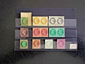 ~~ FRANKREICH NAPOLEON PROOFS EXPERIMENT FARBDRUCK / ESSAI / 1791A - Bild 1 von 2