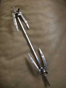 PARTS ~ SPIT ROD & FORKS ~ 12.25 inch Rotisserie Oven Skewer - Picture 1 of 5