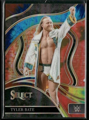 2024 Panini Select WWE Tyler Bate Tie-Dye Prizms /25 #225 - Image 1 of 2