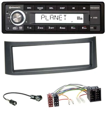Continental USB 1DIN AUX DAB MP3 Autoradio für Smart Roadster (452) - Bild 1 von 4