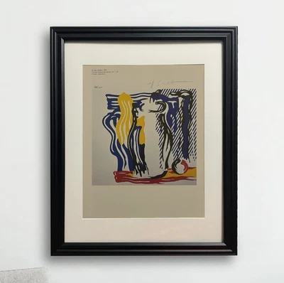 Impresión original firmada a mano por Roy Lichtenstein con certificado de autenticidad y +$3.500 USD de valoración Foto 1 de 4