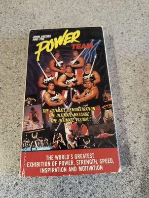 JOHN JACOBS AND THE POWER TEAM VHS  (1990 FRONTLINE) - Image 1 of 4