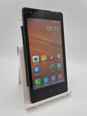 Xiaomi Redmi Note Black Unlocked 8GB 5.5" Dual SIM Android Smartphone Cracked - Image 1 of 4