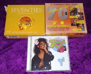 1970's Pop Rock Compilation CD Bundle - 3 Titles, 10 Discs - Imagen 1 de 11