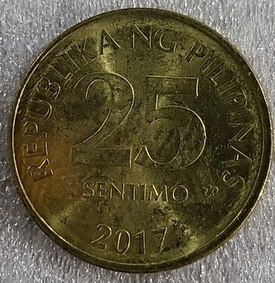 2017 Philippines 25 sentimos *D183 - Image 1 of 3