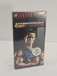 Kommando VHS Kassette Arnold Schwarzenegger Blaufuchs Wasserzeichen VERSIEGELT - Bild 1 von 5