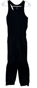 Athleta Girl Size XL 14 Black Hop Skip and a Jumpsuit Sleeveless Awesome!!!!! - Picture 1 of 8