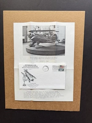 US 1973 Flight Millstone Event Cover#07 + World-Aerobatic-Champ-by-US +Info Page - Image 1 of 2