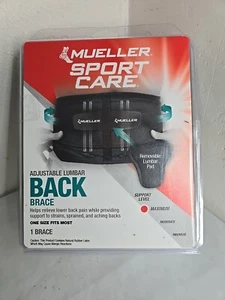 Mueller Sport Care Maximum Support Level Adjustable Back Brace w/ Lumbar Pad - Picture 1 of 8