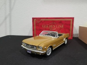 1:18 MIRA CALIDAD GOLDEN LINE 1964 1/2 FORD MUSTANG CONVERTIBLE BROWN BRONZE HTF - Picture 1 of 15