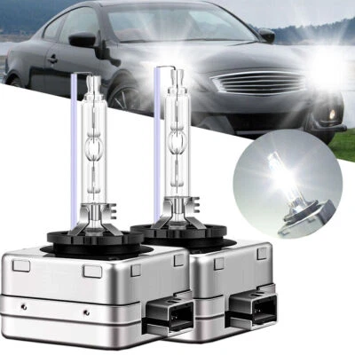 D1C/D1R/D1S 6000K White HID Xenon Headlight OEM Replacement Bulbs Lamp Pack of 2 - Image 1 of 4