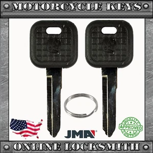 2 New Uncut Key For Kawasaki Motorcycles Keyway KW14R - Picture 1 of 3