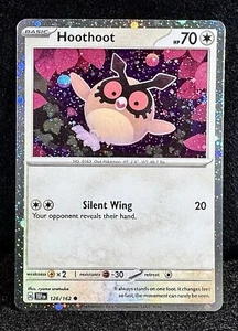 🔥Hoothoot 126 (Kosmos Holo) 126/162 Sv: S&V Promo Karten Holo Pokemon Schatz!A - Bild 1 von 2