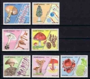 GUINEA BISSAU 1988 # 765-771 MUSHROOMS NATURE FUNGI MNH 4762-RD-3 - Picture 1 of 1