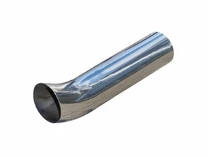 Tubo de escape de acero inoxidable 76 mm Ø DTM diseño variante de corte afilado ángulo tirado - Imagen 1 de 1