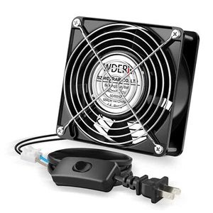Ac Axial 110v 120v 120mm X 38mm Dual Ball Big Airflow Fan For Diy Ventilation Ex - Picture 1 of 7
