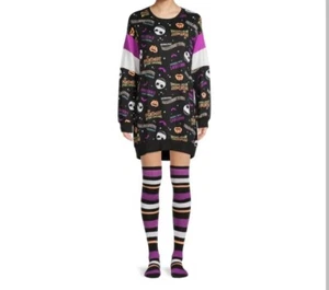 Nightmare Before Christmas Disney pajamas sleepshirt & socks set womens s 4 6 - Picture 1 of 4