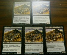 Vintage MTG English 10th Edition Relentless Rats x5 Black Uncommon Excellent Con