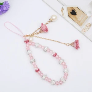 Mobile Phone Decorative Bracelet Miss Beaded Wrist Strap Wristlet - Zdjęcie 1 z 10
