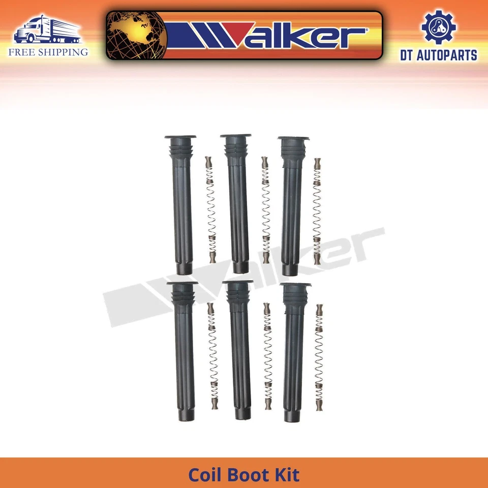 For 2012-2015 Jeep Wrangler 3.6L V6 Coil Boot Kit Walker  2013 2014 - Image 1 of 1