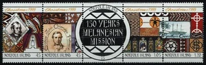 Norfolk-Insel 1999 - Mi-Nr. 709-713 ** - MNH - Missionare - Picture 1 of 1