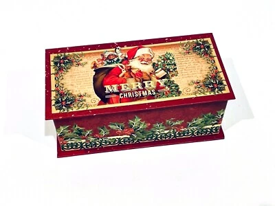 PUNCH STUDIO CHRISTMAS  4 OZ. BAR SOAP IN KEEPSAKE MUSICAL BOX SANTA CLAUS - Image 1 of 3