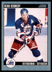 1992-93 Score Dean Kennedy Winnipeg Jets #211