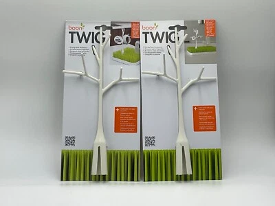 Accesorio para estante de secado de césped Boon, ramita blanca (paquete de 2) Foto 1 de 3