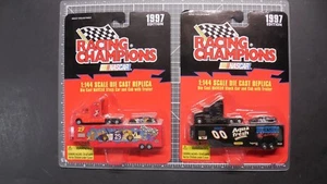 Racing Champions 1997 1:144 Cartoon Network & Aqua Fresh Car, Cab w/ Trailer Lot - Picture 1 of 6