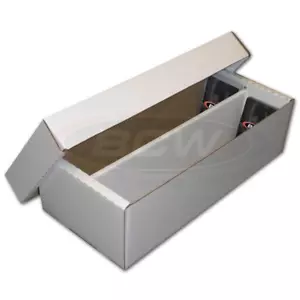 BCW Shoe Storage Box (1,600 CT) Holds over 300 3x4 toploads Sports/Trading Cards - Picture 1 of 11