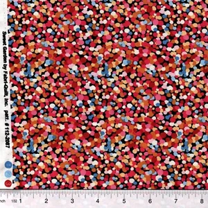 Tela de algodón Fabri-Edredón Dots Sweet Gardens por 1/4 yarda - Imagen 1 de 2