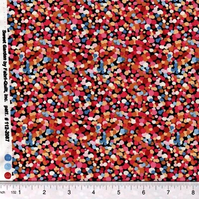 Tela de algodón confeti Dots Sweet Gardens Fabri-Colt por 1/4 yarda Foto 1 de 2