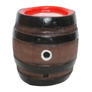 Macetas Barril Grande Plantador Plástico Rústico Decoración de Plantas H 33 CM - Imagen 1 de 2