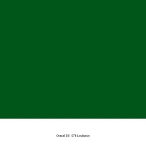 6,19 €/m² Oracal 551-078 Laubgrün Glänzend Polymere Plotterfolie 1 x 1 m - Bild 1 von 2